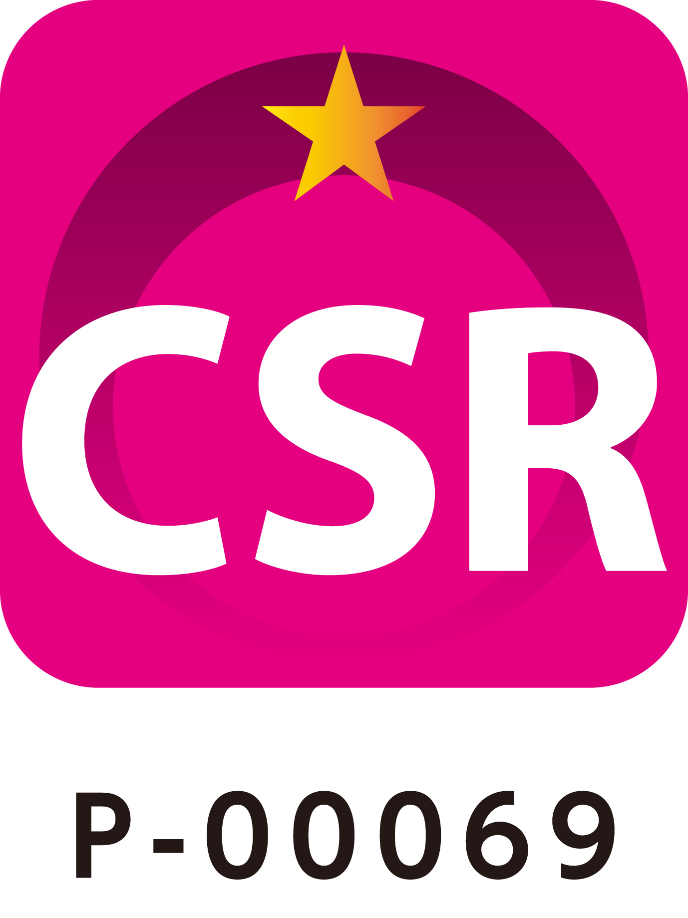 CSR認定制度「ワンスター」マーク